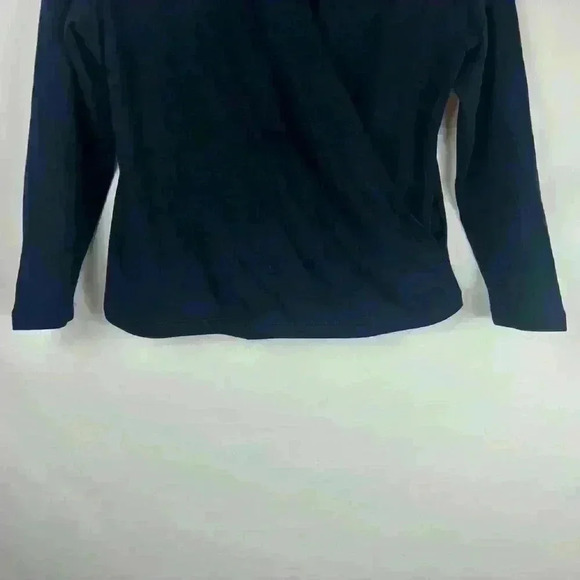 Mauve Draped Long Sleeve Open Front Top - Picture 3 of 6